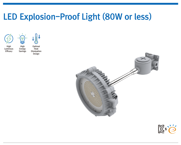 LED Explosion-Proof Light (80W or less)